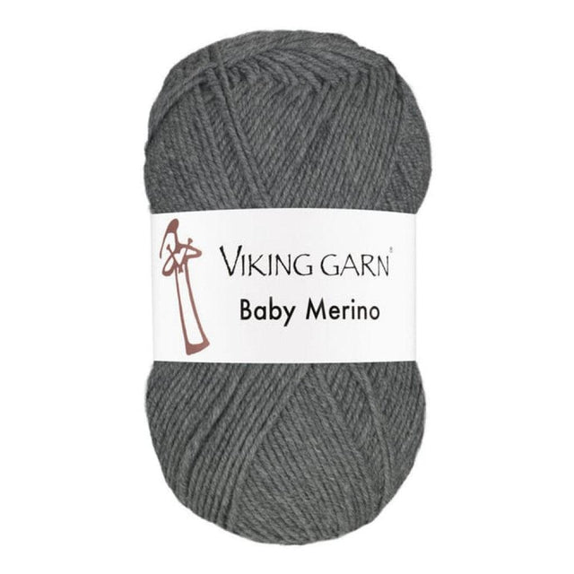 Baby Merino - 215 Grå - HobbyHimmelen