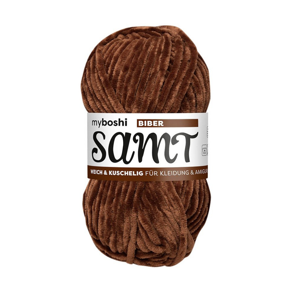 Myboshi Samt Chenillegarn 100m - 892 Beaver