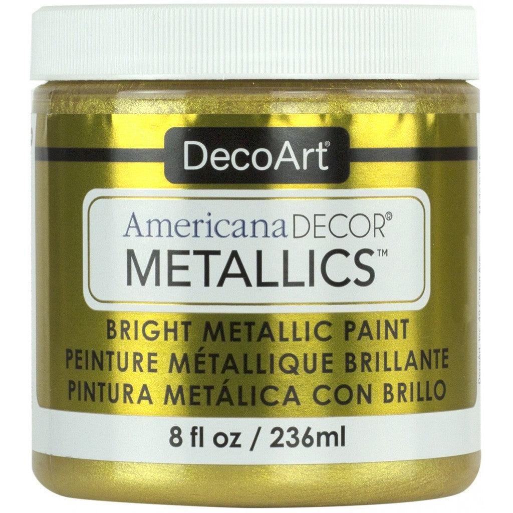 Americana - Decor Metallics 236ml - 24k Gold - HobbyHimmelen
