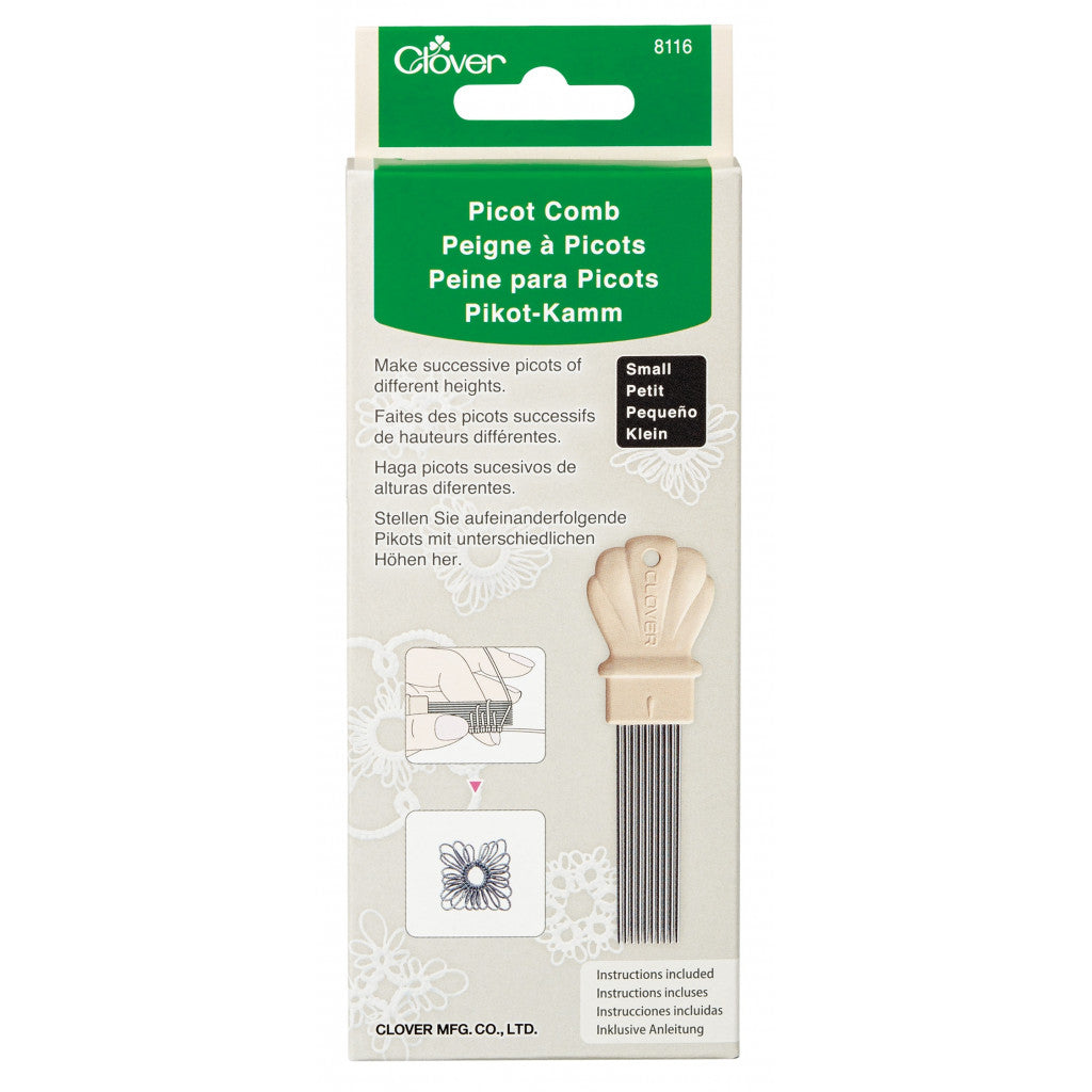 Clover Picot Comb - Small