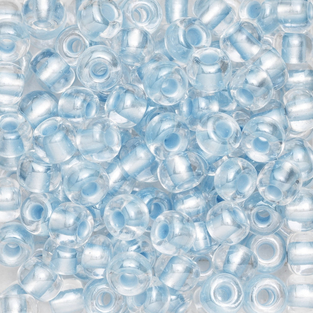 Rocaillesperle 6/0 - Lys Blå