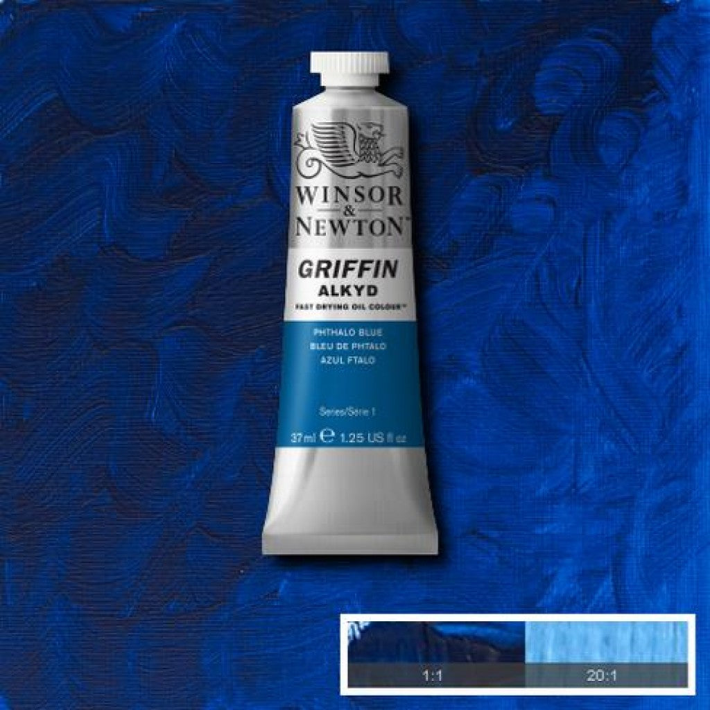 W&N - Griffin Alkyd 37ml - 514 Phthalo Blue (Red Shade)