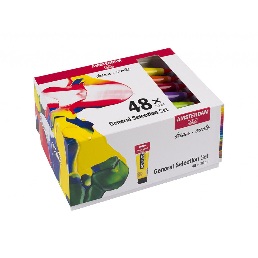Amsterdam Standard 20ml - Sett 48 ass. farger