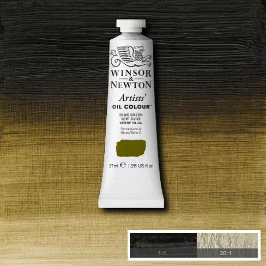 W&N - Artists Oil 37ml - 447 Olive Green