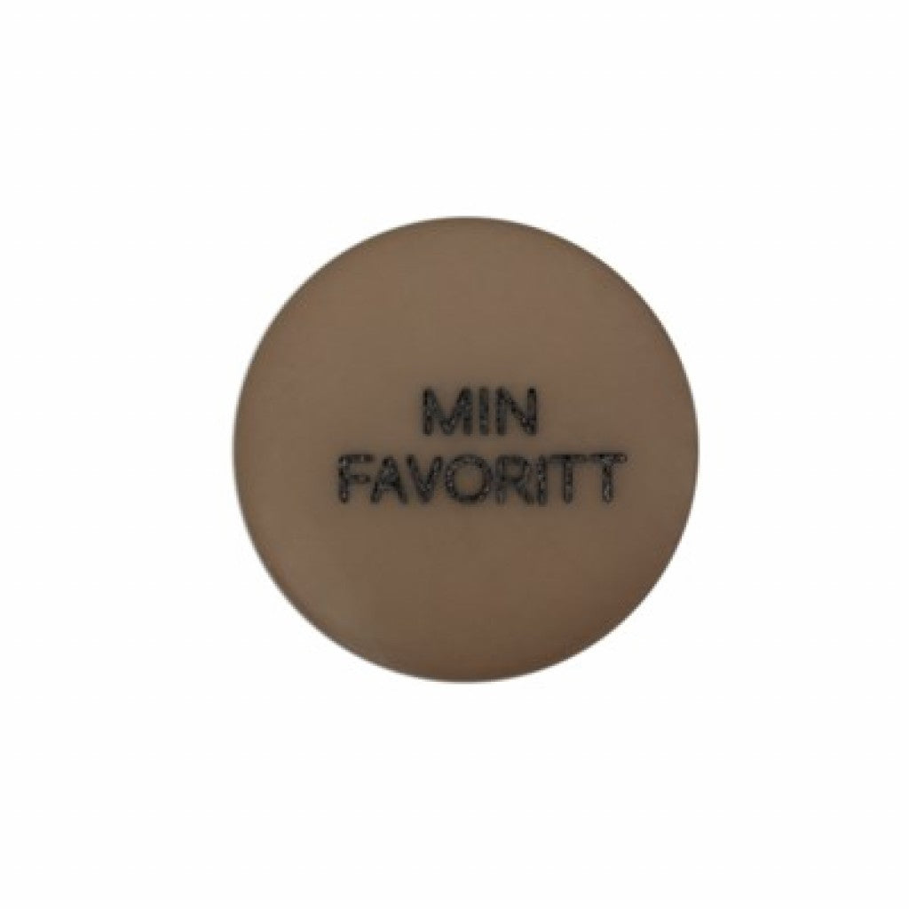 Knapp 15mm Brun - Min favoritt