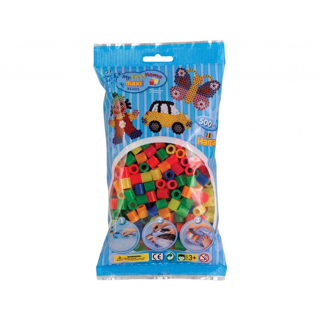 Hama Maxi - 500stk - Neonmix