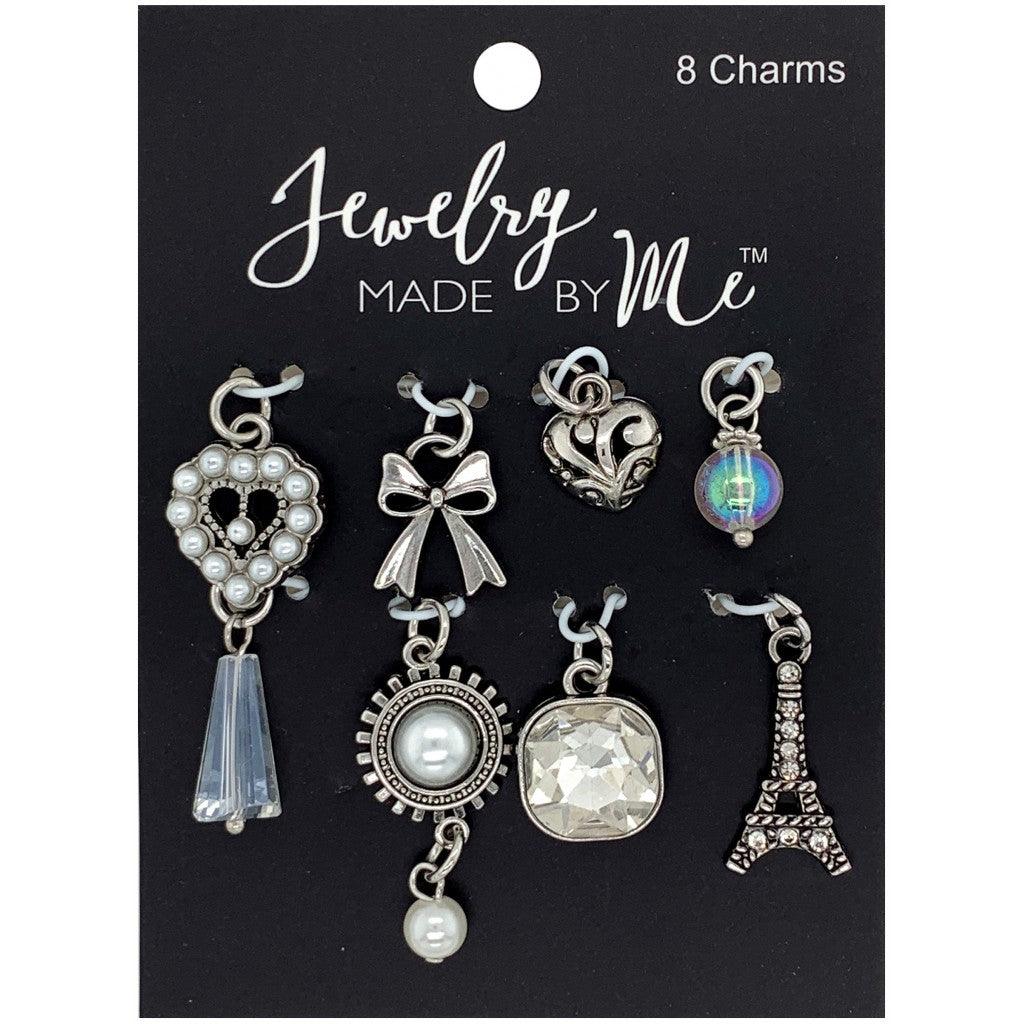 Charms 8/Pkg-Heart - HobbyHimmelen