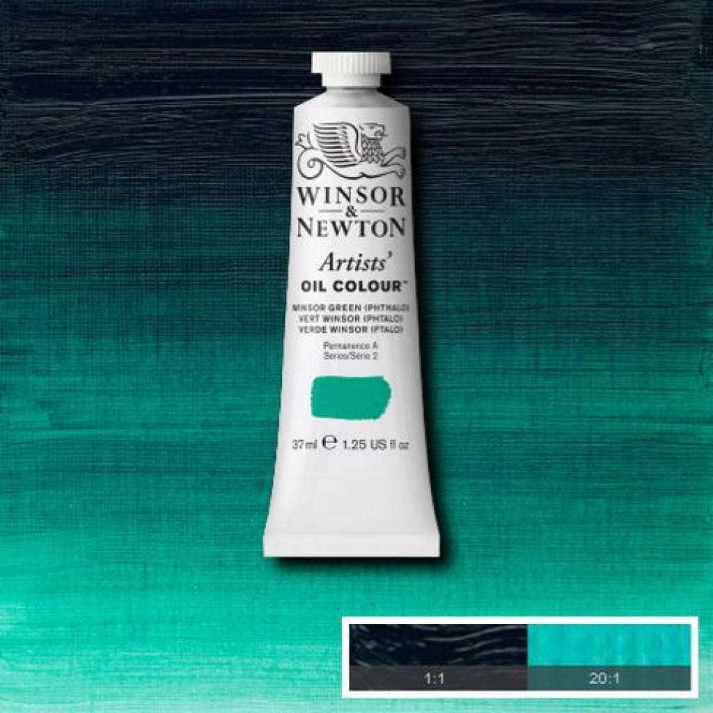 W&N - Artists Oil 37ml - 720 Winsor Green