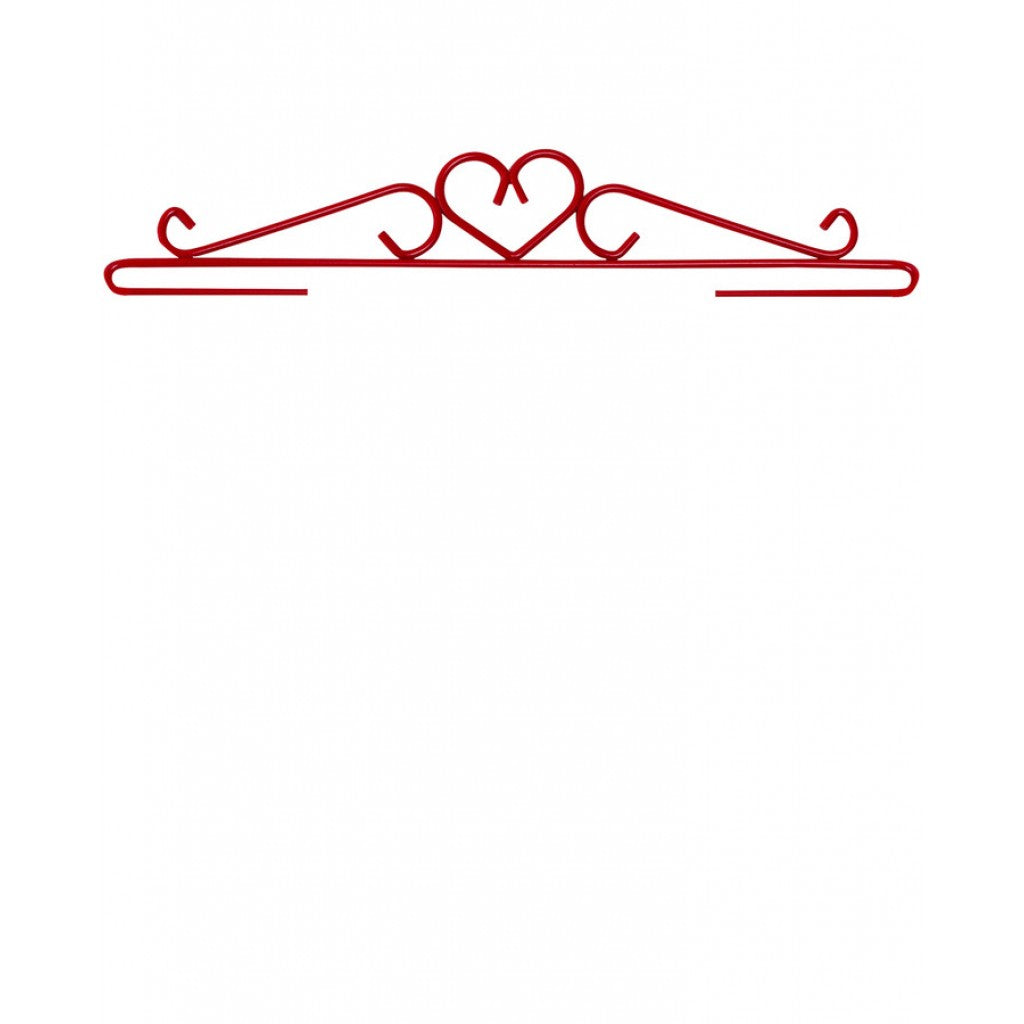 Rødt Svensk Beslag 1stk - 45cm