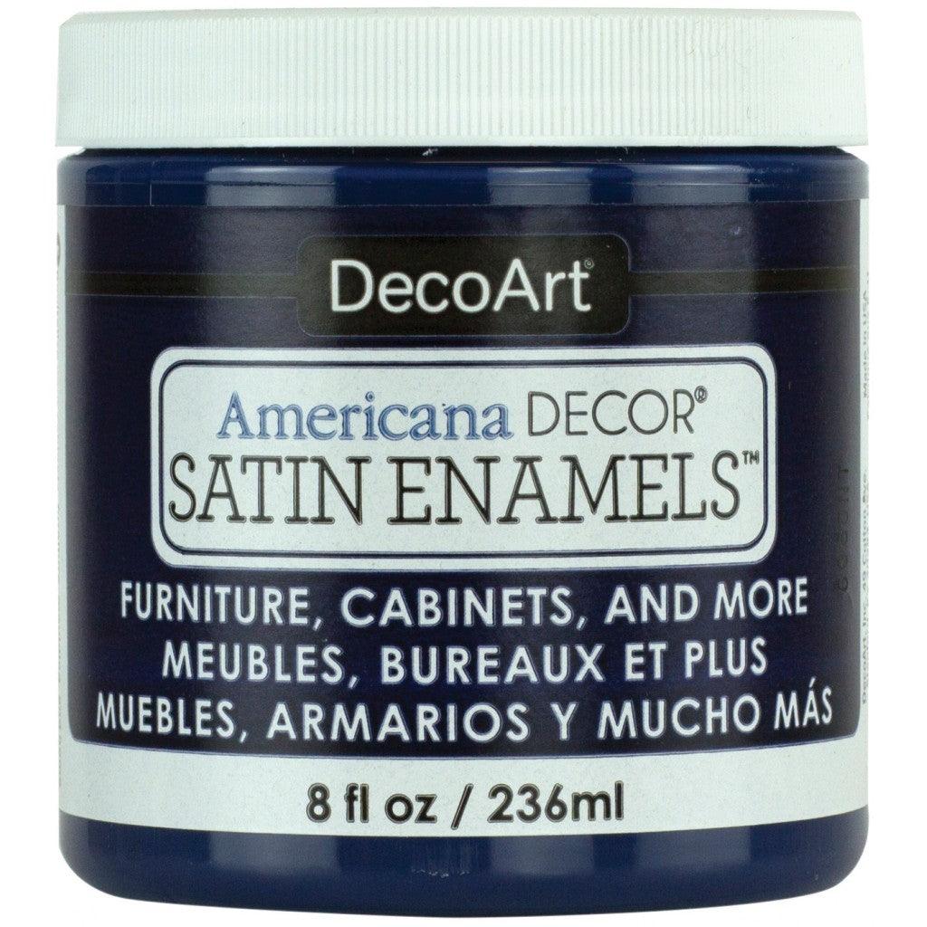 Americana - Decor Satin Enamels 236ml - Dark Denim - HobbyHimmelen