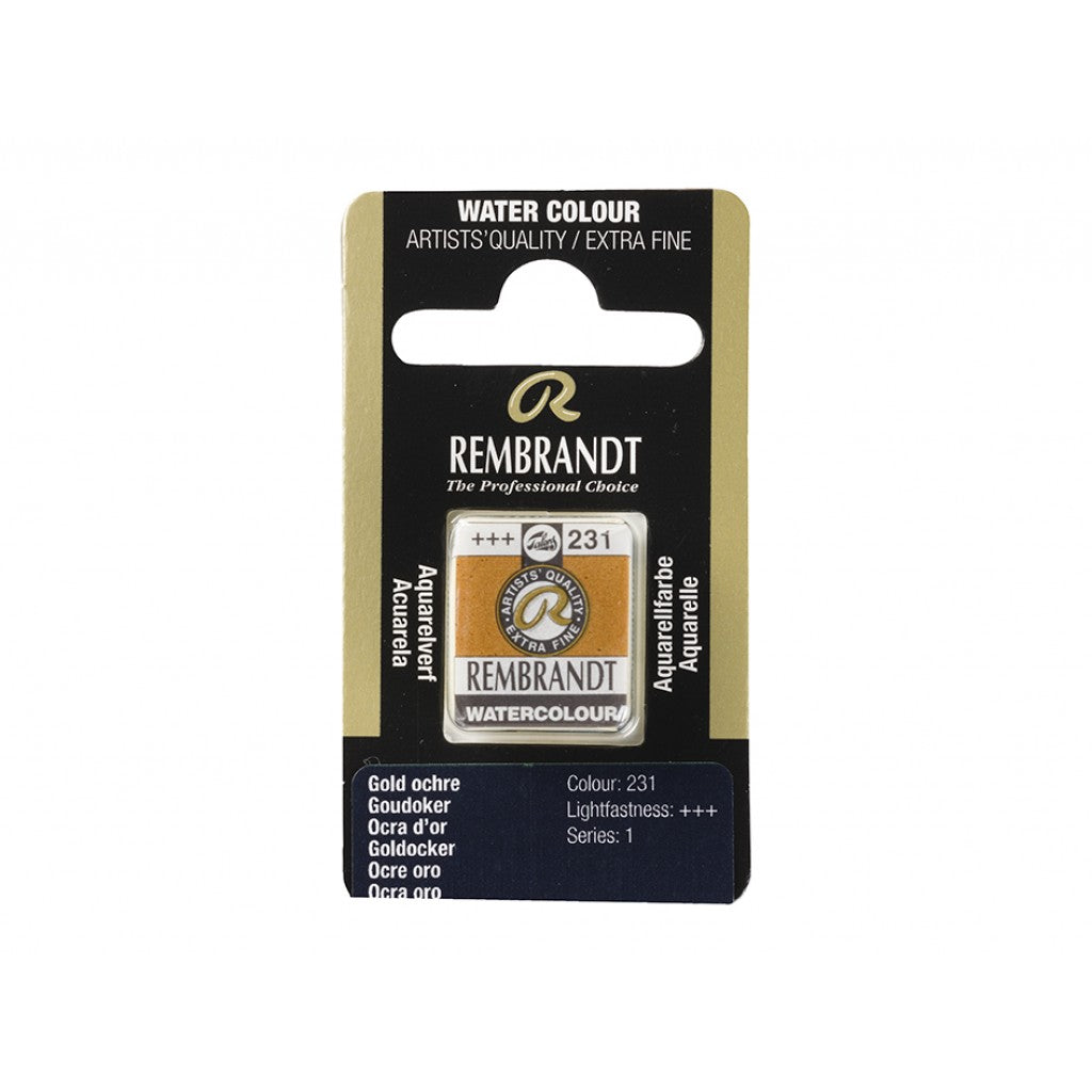 Rembrandt Akvarell Halfpan - Gold Ochre 231