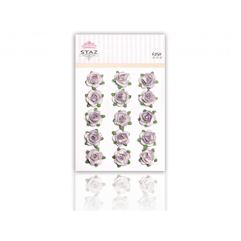 Staz Rose - 15mm - Lavendel - 15stk