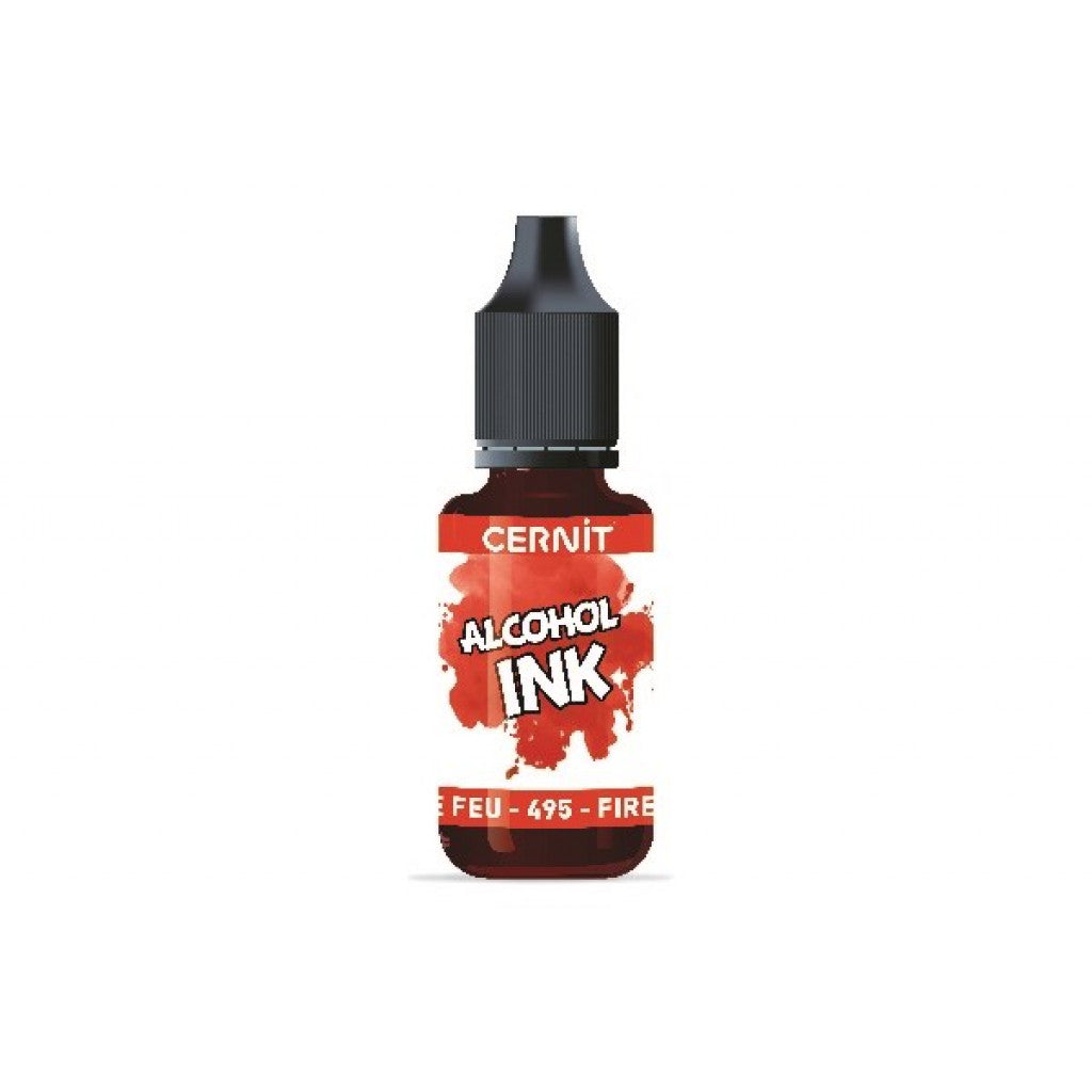 Cernit Alcohol Ink 20ml - 495 Fire Red