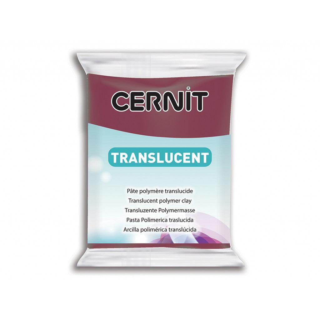 Cernit Translucent 56g - 411 Vinrød - HobbyHimmelen