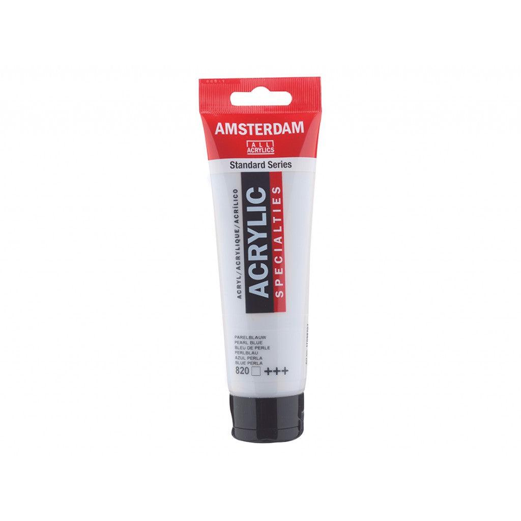 Amsterdam Standard 120ml - 820 Pearl Blue - HobbyHimmelen