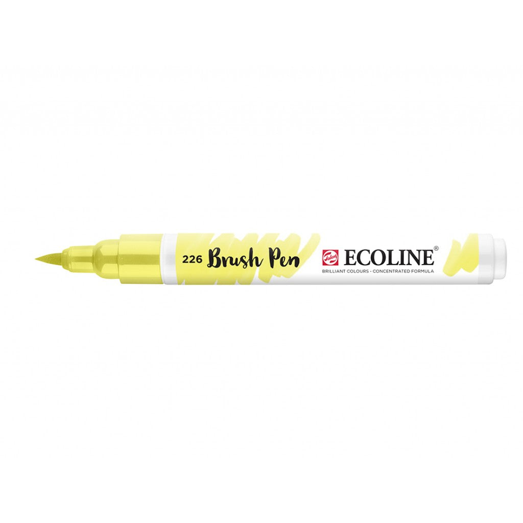 Talens Ecoline Brush Pen - 226 Pastel Yellow