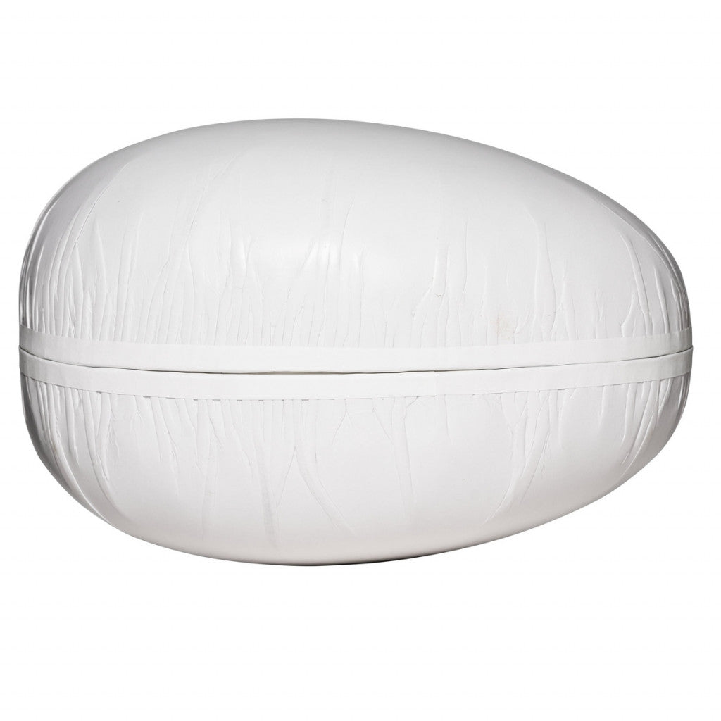 Delbart Påskeegg i Hvit Papp - 30cm