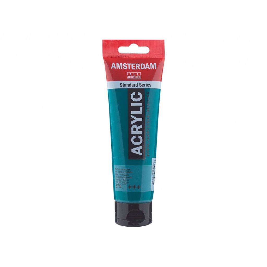 Amsterdam Standard 120ml - 675 Phthalo Green - HobbyHimmelen