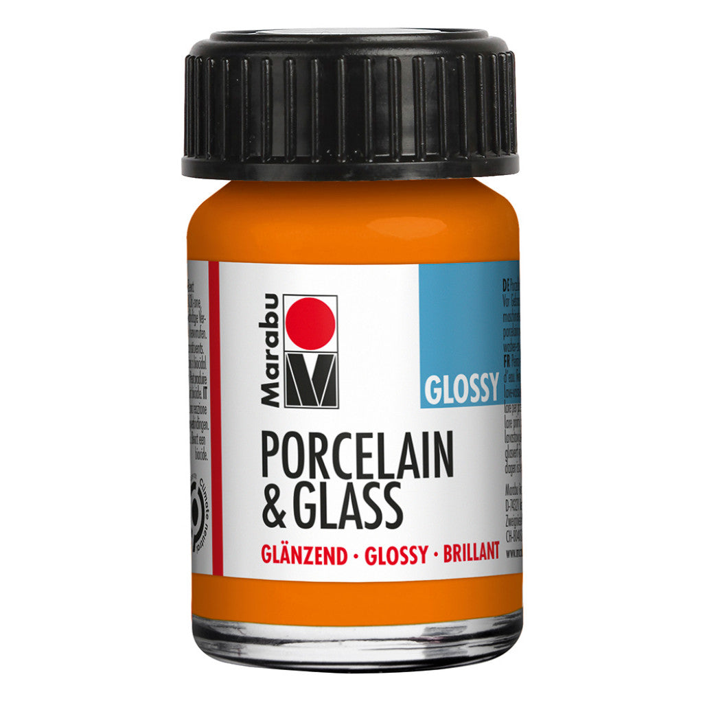 Marabu Porcelain & Glass Blank 15ml - 013 Orange