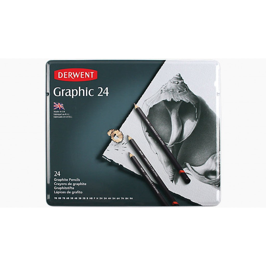 Derwent Graphic Blyantsett - 24stk 9B -9H