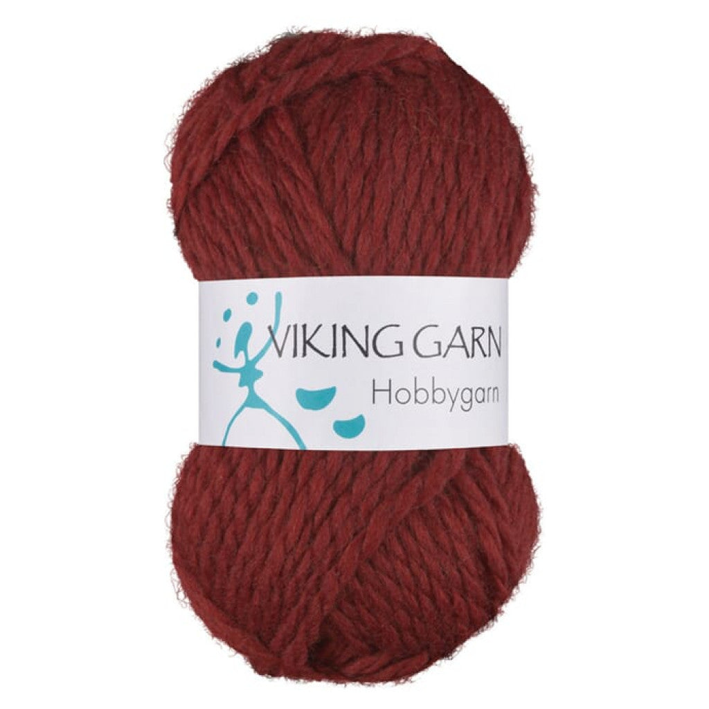 Viking Hobbygarn - 955 Roserød