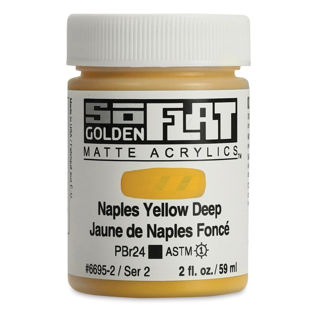 Golden - SoFlat 59ml - 6695-2 Naples Yellow Deep 