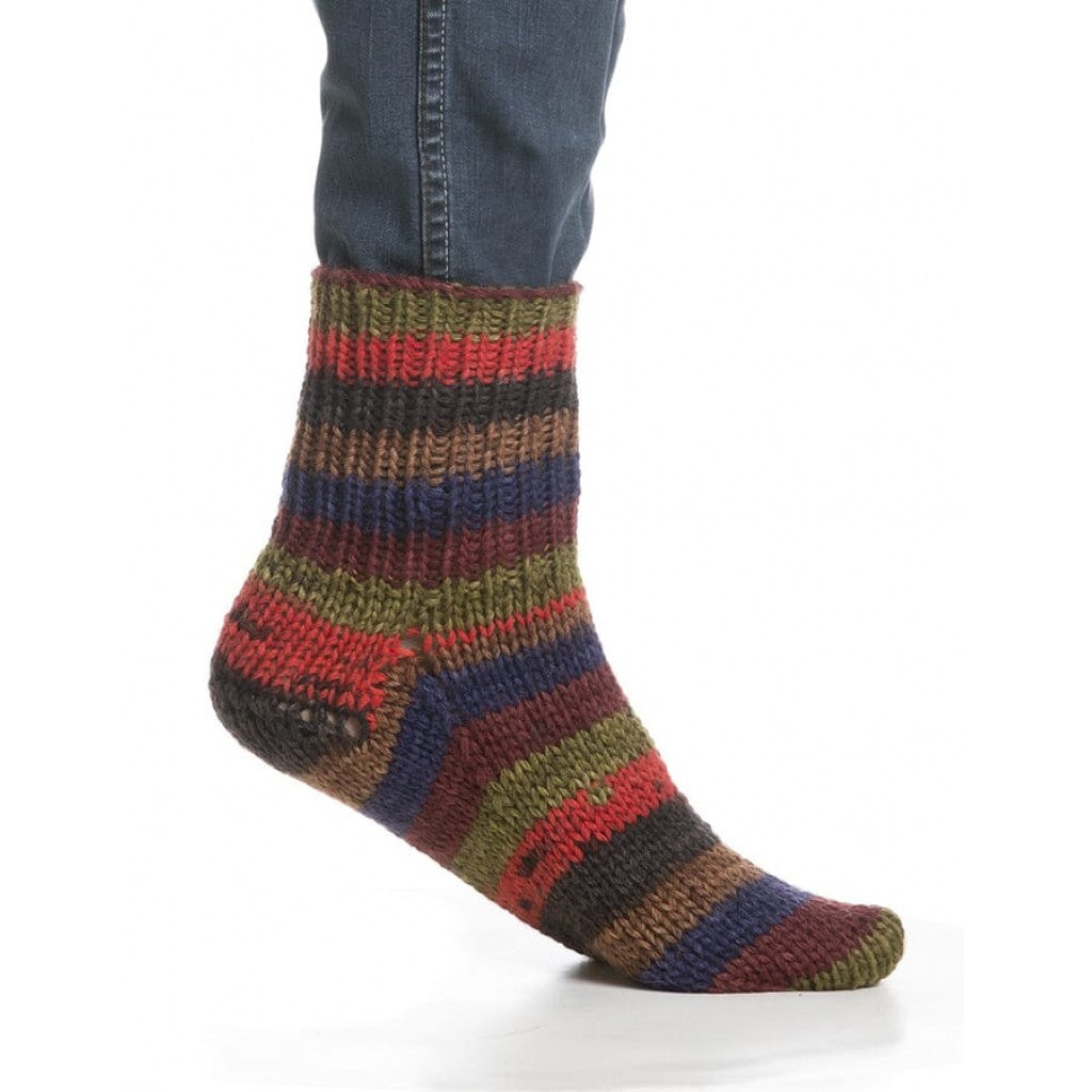 Viking Raggen - 752 Multi brun/rød