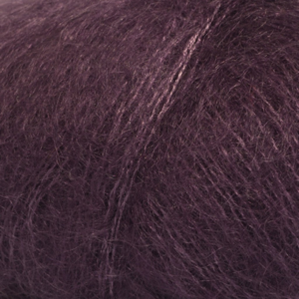 Kid-Silk Uni - 16 Mørk Lilla