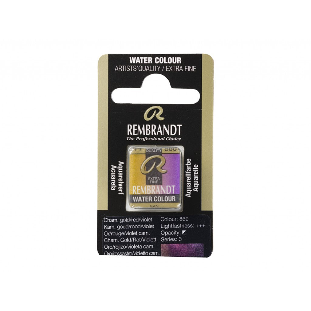 Rembrandt Akvarell Halfpan - Chameleon Gold/Red/Violet 860