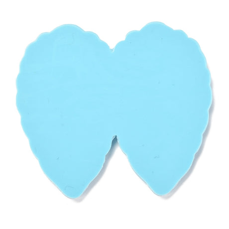 Silikonform 61x36mm, - Øredobb Fiskebein