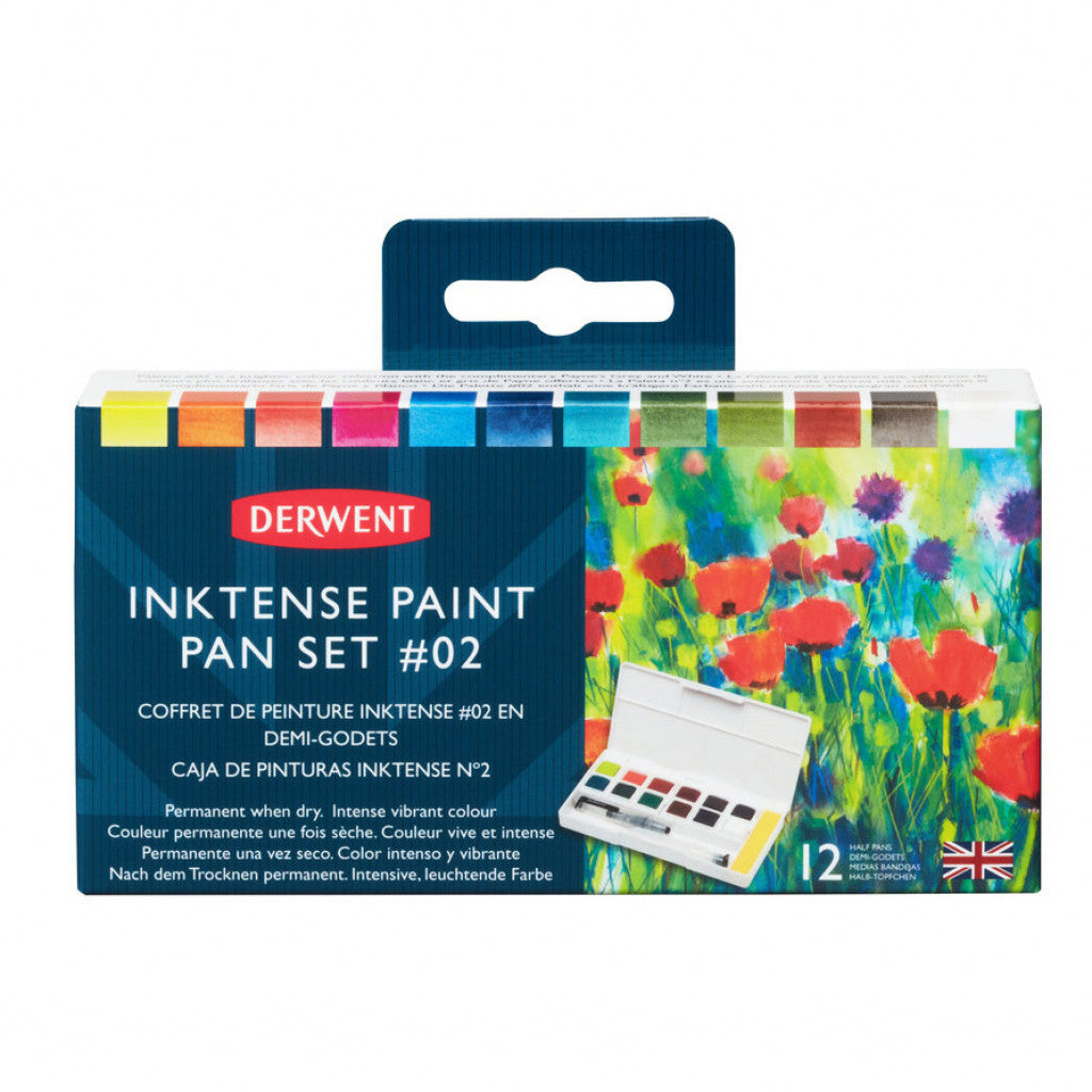 Derwent HP sett Inktense 12 #2 (Ny 2020)