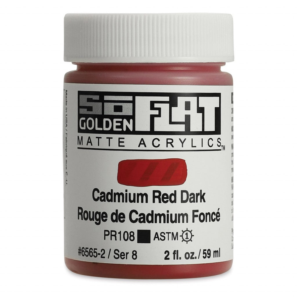 Golden - SoFlat 59ml - 6565-2 Cadmium Red Dark 