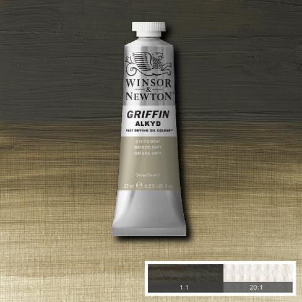 W&N - Griffin Alkyd 37ml - 217 Davy'S Gray
