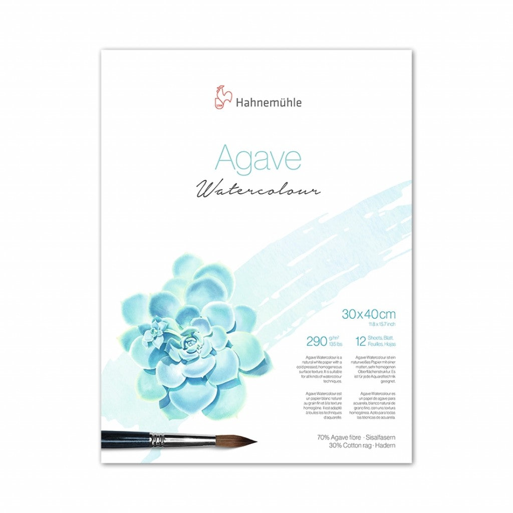Hahnemüle Akvarellblokk - Agave 290gr 30x40cm