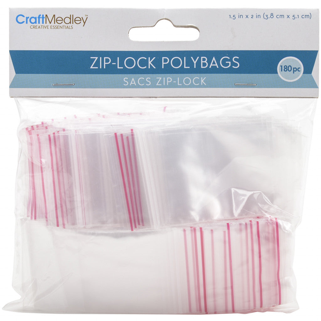 Ziplock-poser, 180stk - 3,8x5cm