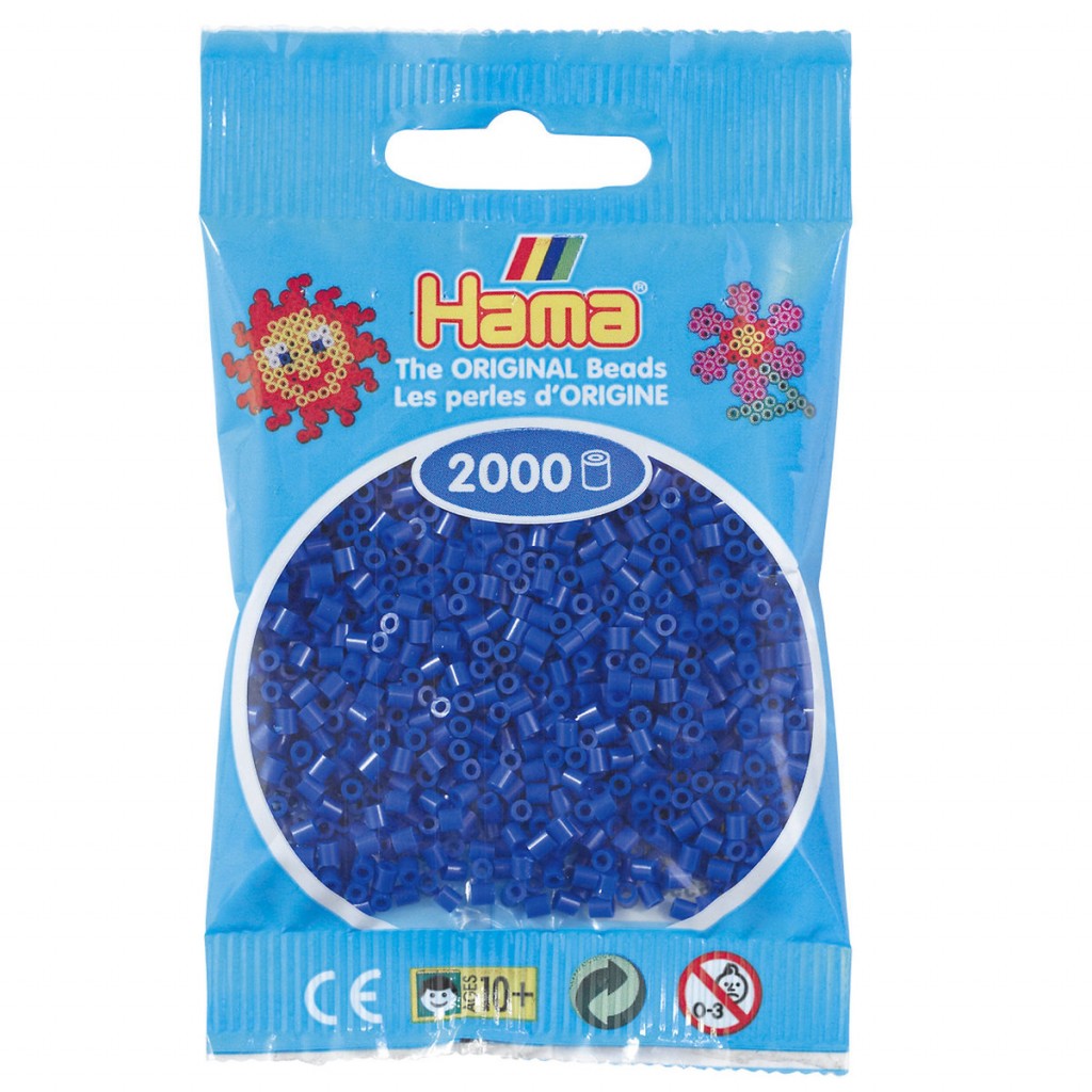 Hama Mini 2000stk - 08 Blå