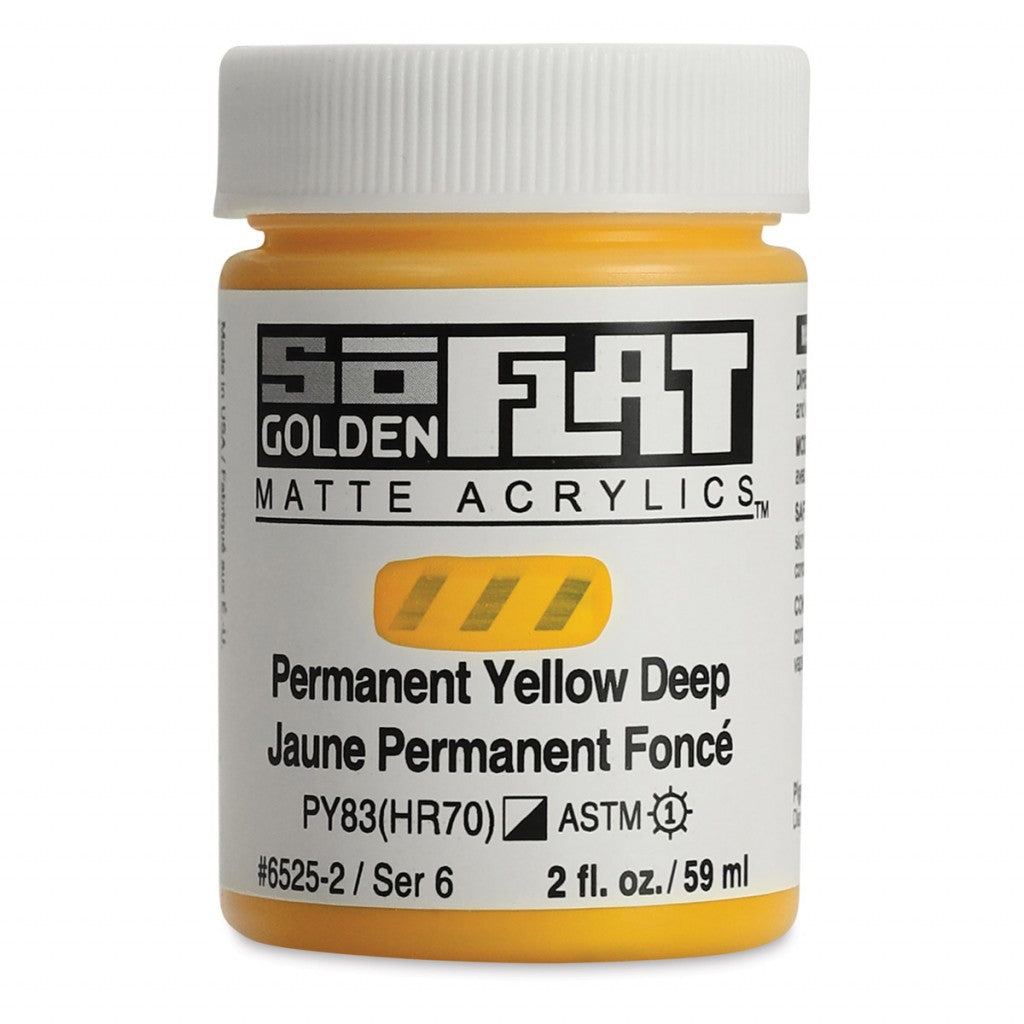 Golden - SoFlat 59ml - 6525-2 Permanent Yellow Deep 