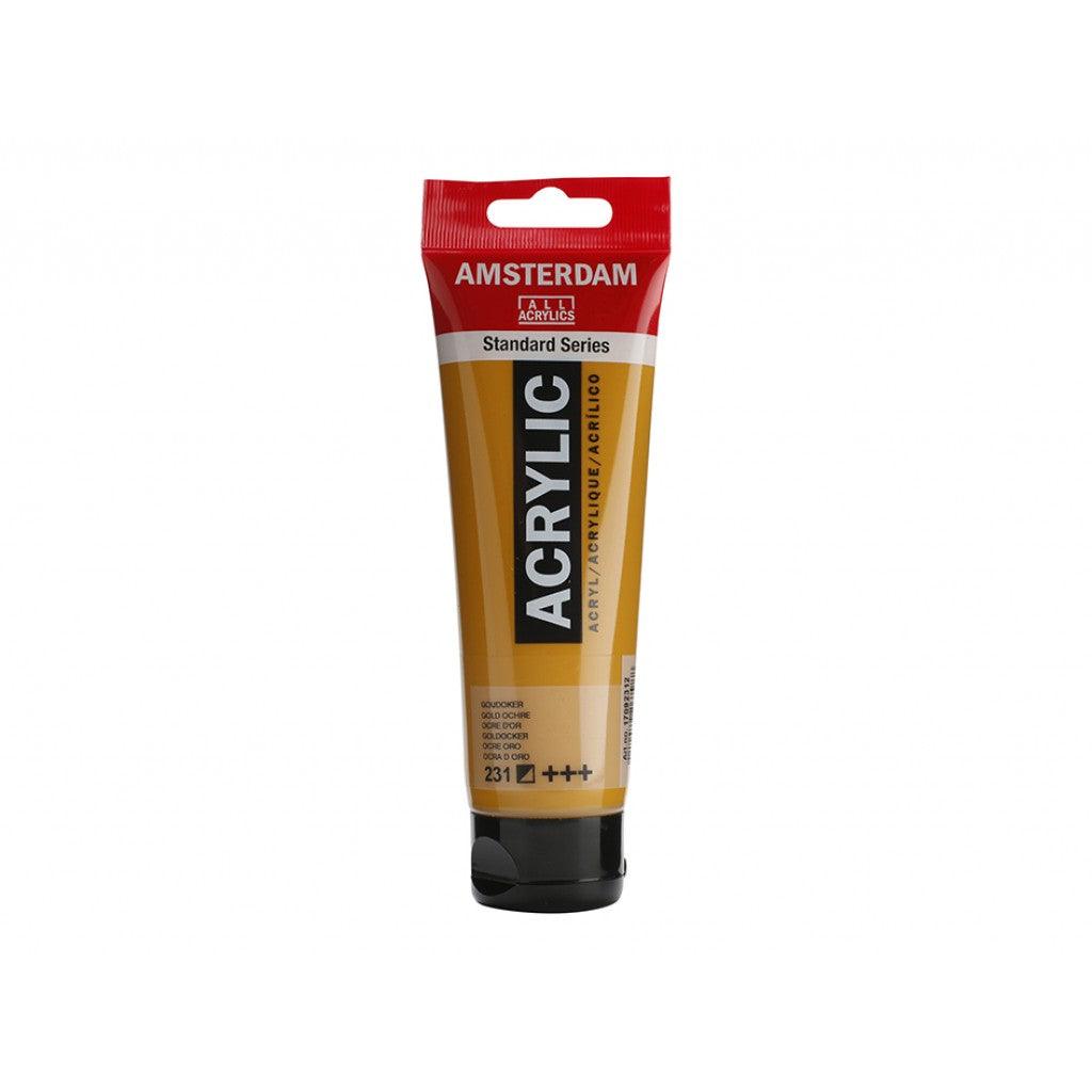 Amsterdam Standard 120ml - 231 Gold Ochre - HobbyHimmelen