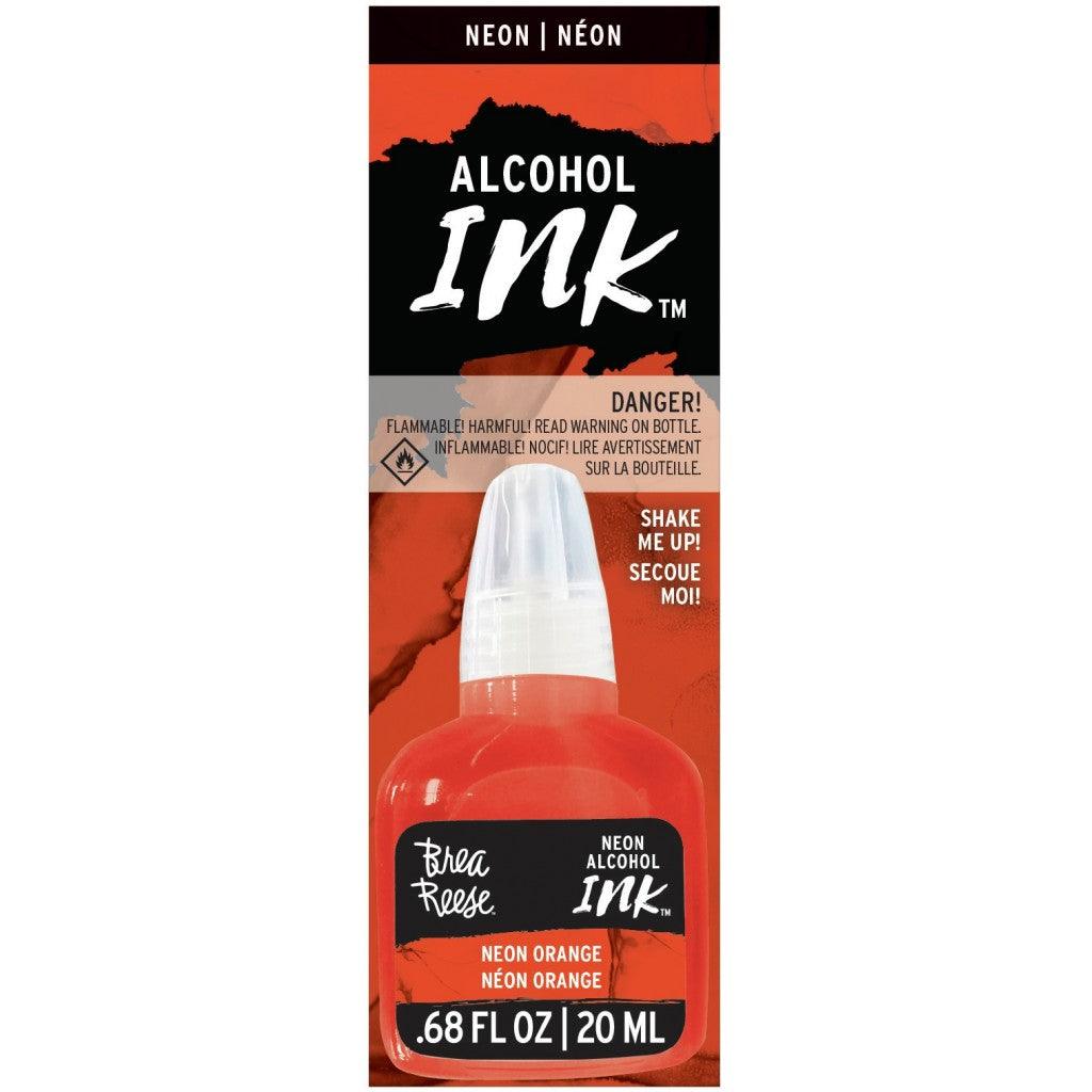Brea Reese Alcohol Pigment Ink 20ml-Neon Orange - HobbyHimmelen