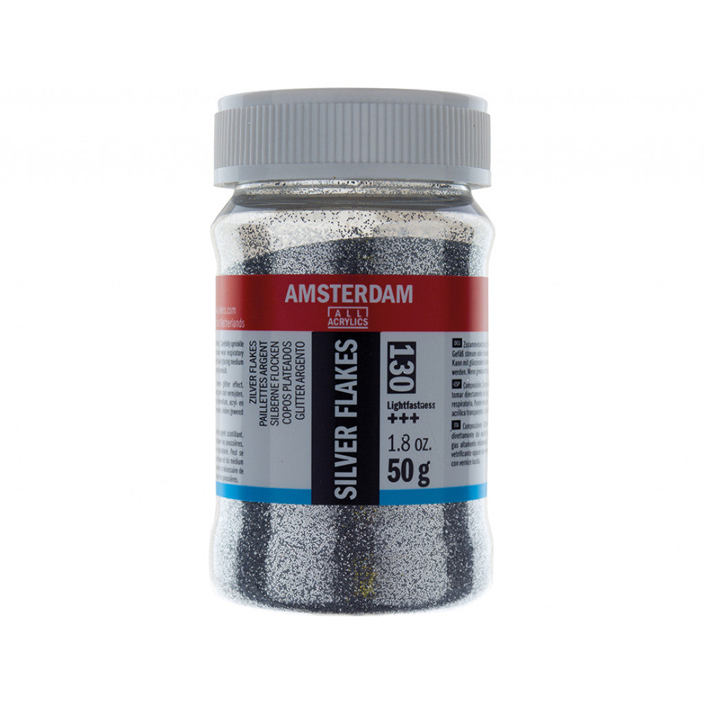 Amsterdam Effect Medium - Silver flakes 130 50g -U
