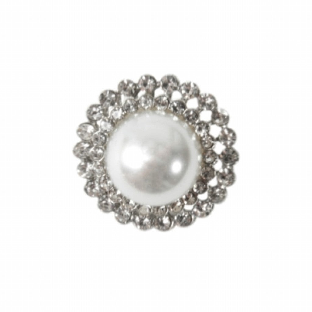 Knapp - Metall/perle 20mm 0564 - KN463