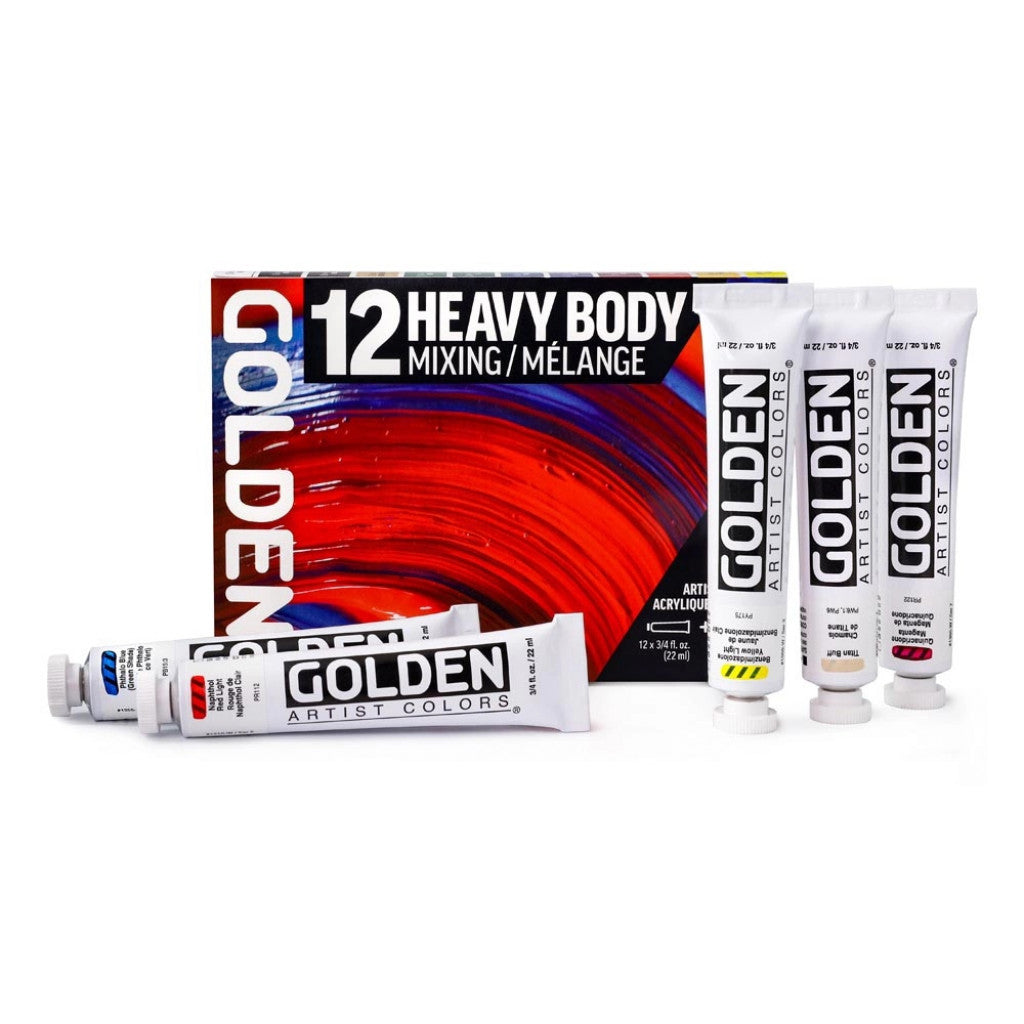 Golden Heavy Body 12 x 22ml - Mixing