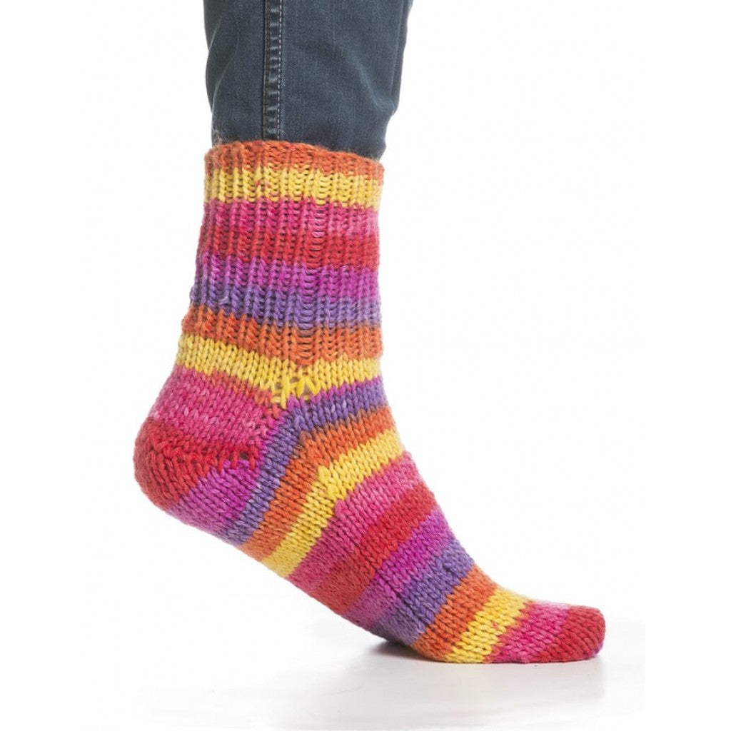 Viking Raggen - 741 Multi gul/cerise