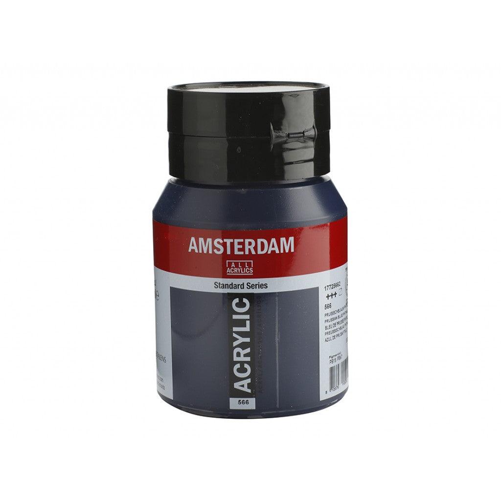 Amsterdam Standard 500ml - 566 Prussian Blue Phthalo - HobbyHimmelen