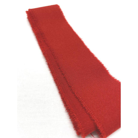 Bisebånd / Tittekant til Vest Agder-bunad - Rød - HobbyHimmelen