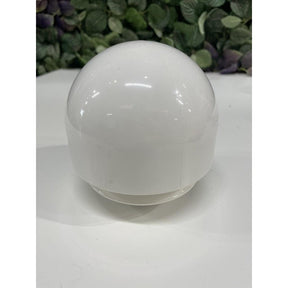 Bjelleball til leker 10cm - Hvit - HobbyHimmelen