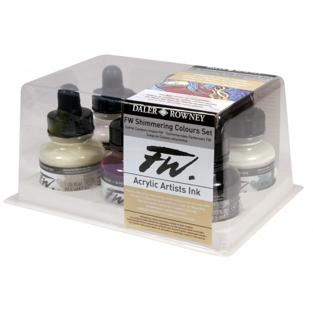 Daler Rowney - FW Ink - Shimmering Set 6x29,5ml