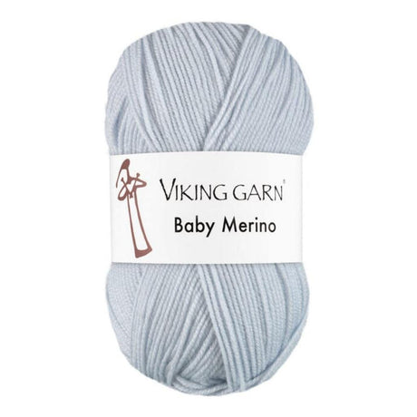 Baby Merino - 220 Lys Blå - HobbyHimmelen