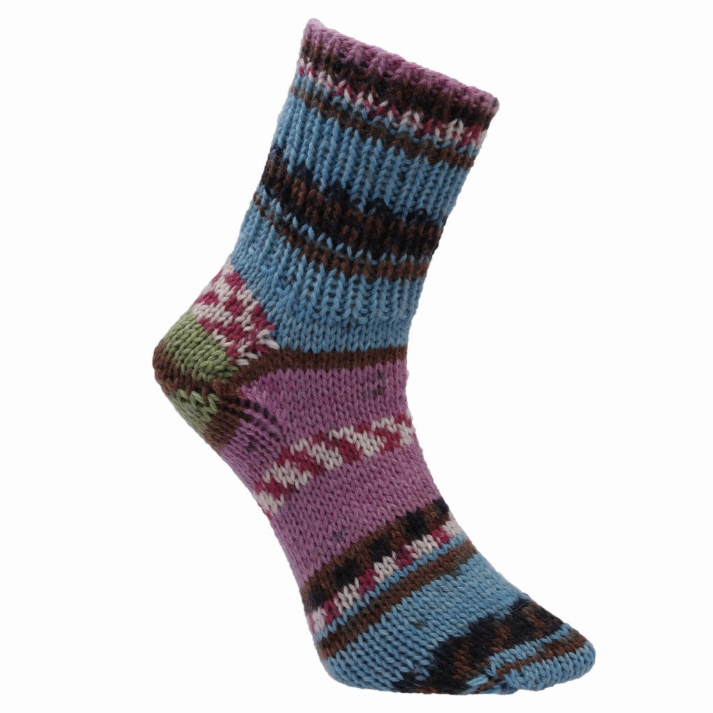 Viking Raggen - 740 Multi lys turkis/rosa