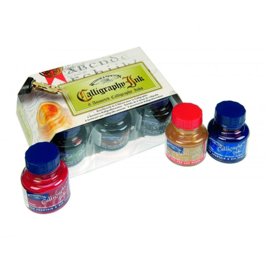 W&N sett Calligraphy Ink 6x30